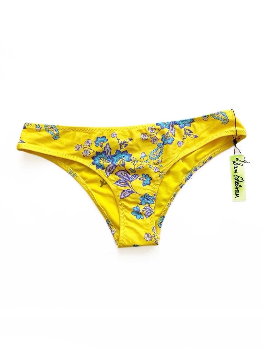 NWT Sam Edelman Provençal Yellow Floral Bikini Bottoms Boho